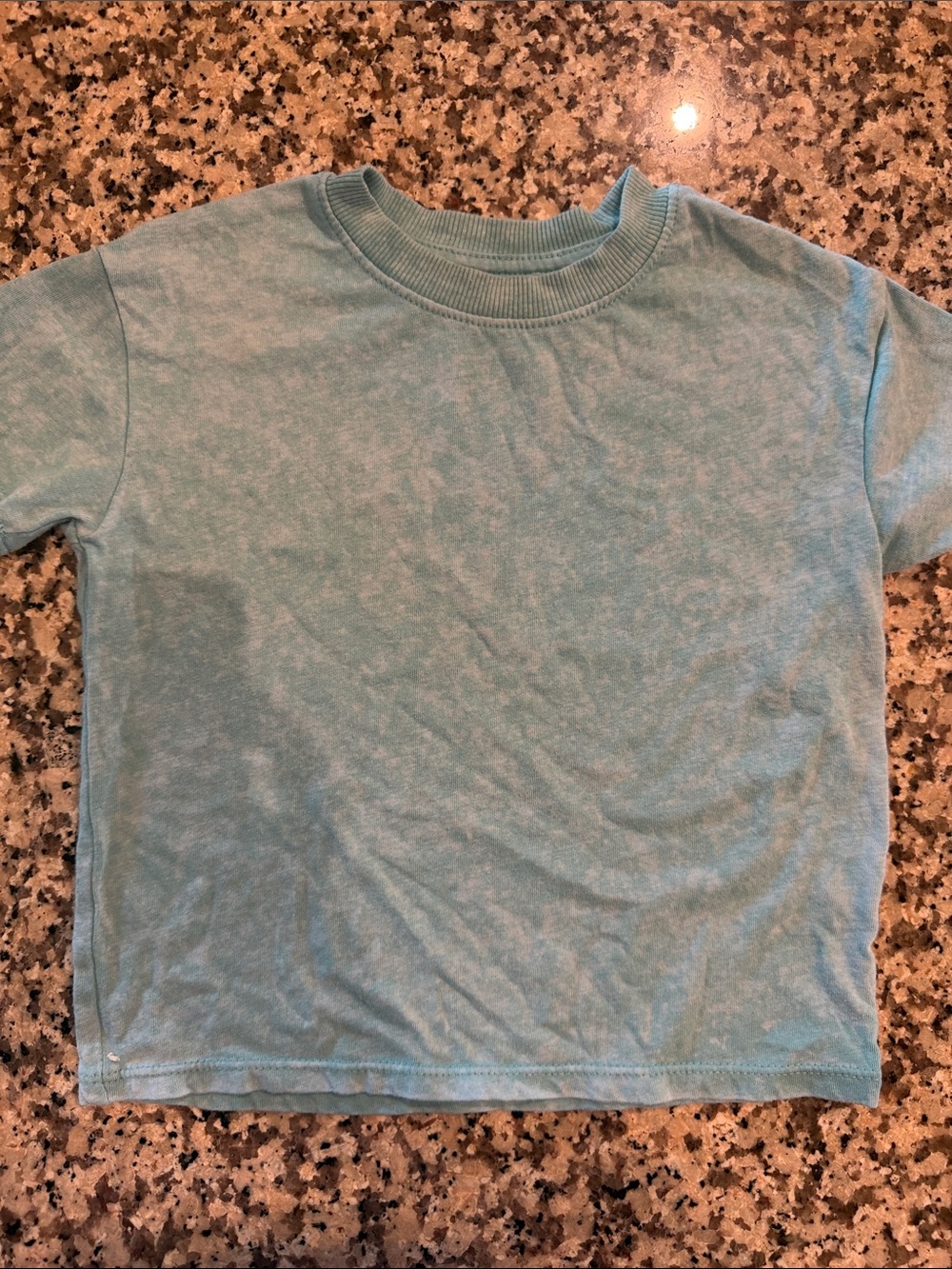 Grayson Mini Kids Short Sleeve T-Shirt - Light Blue Acid Wash 2T